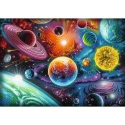 PUZZLE 1000 KOSMICZNA PRZYGODA DREAMSCAPES PLANETY UKŁADANKA TREFL 10931