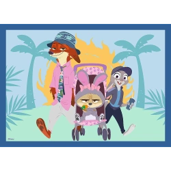 PUZZLE 4w1 ZOOTOPIA PEŁNA PRZYGÓW ZWIERZOGRÓD 2 207 ELEMENTÓW 34677 TREFL