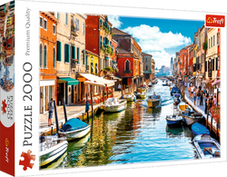 PUZZLE 2000 ELEMENTÓW WYSPA MURANO WENECJA UKŁADANKA TREFL 27110