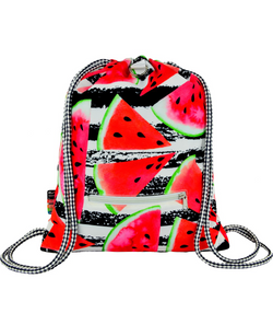 WOREK NA BUTY PLECAK NA SZNURKACH ST.RIGHT SO-11 WATERMELON ARBUZY 45x38 cm