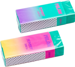 GUMKA DO ŚCIERANIA MAZANIA KOLOROWA PVC SUNSET MILAN SZKOLNA BIUROWA