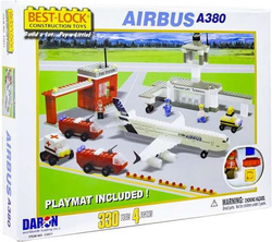 KLOCKI KONSTRUKCYJNE 330EL AIRBUS A380 BEST-LOCK
