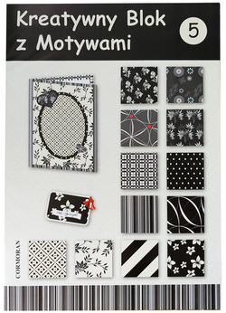 BLOK KREATYWNY Z MOTYWAMI A4 23 KARTKI - CORMORAN