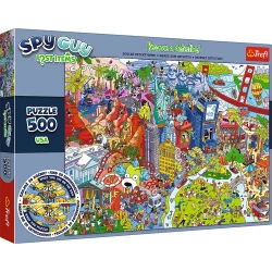 PUZZLE 500 SPY GUY ZAGINIONE PRZEDMIOTY USA STANY ZJEDNOCZONE 37480 TREFL