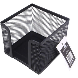 POJEMNIK NA KARTECZKI ORGANIZER METALOWY 95x95 Q-CONNECT + KARTECZKI DONAU