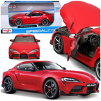 TOYOTA GR SUPRA SPECIAL EDITION MAISTO 1:24 AUTO MODEL KOLEKCJONERSKI RED