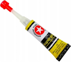 KLEJ SUPER GLUE 2g BŁYSKAWICZNY MOCNY ORYGINALNY Z GWIAZDKĄ - 5 szt.