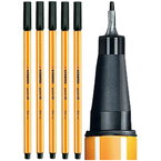 CIENKOPIS CZARNY DO RYSOWANIA SZKICOWANIA POINT 88 0,4 mm STABILO - 5 szt.