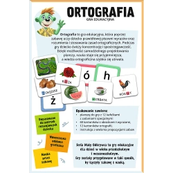 GRA EDUKACYJNA DLA DZIECI ORTOGRAFIA MAŁY ODKRYWCA UKŁADANKA TREFL 02803