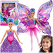 LALKA BARBIE WRÓŻKA MOTYLEK BALETNICA 2w1 RUCHOME SKRZYDŁA AKCESORIA MATTEL