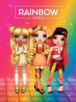 ZESZYT A5 3-LINIE 16 KARTEK LALKI RAINBOW HIGH
