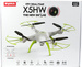 DRON SYMA ZDALNIE STEROWANY X5HW NIBIESKI RC KAMERA ZASIĘG 50m OBRÓT 360 
