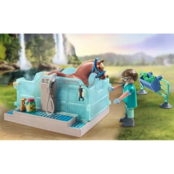 PLAYMOBIL HORSES OF WATERFALL HIPOTERAPIA I LECZNICA ZWIERZĄT FIGURKI 71352