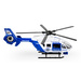 HELIKOPTER POLICYJNY ŚMIGŁOWIEC Z WYCIĄGARKĄ POLICJA DŻWIĘK ŚWIECI DUMEL