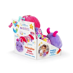 GĄSIENICA ZOSIA Z MIARKĄ GRYZAK MATERIAŁOWY SENSORYCZNY SZELEŚCI JOLLY BABY