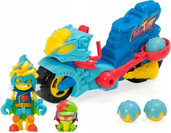 SUPER ZINGS SUPERTHINGS TURBO ICE MOTOCYKL JUMPBIKE Z KATAPULTĄ FIGURKA