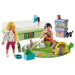 PLAYMOBIL MY LIFE DZIEWCZYNKI Z KRÓLIKAMI FIGURKI AKCESORIA 30 EL. 71753