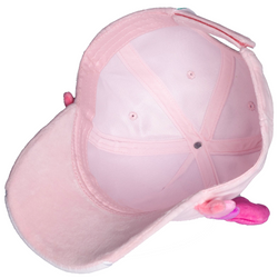 CZAPKA Z DASZKIEM SQUISHMALLOWS REGULOWANA PLUSZOWA RÓŻOWA KRAB CAILEY