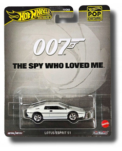 HOT WHEELS PREMIUM LOTUS ESPRIT S1 007 JAMES BOND POP CULTURE AUTO MATTEL