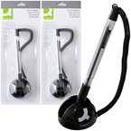 DŁUGOPIS NA SPRĘŻYNCE MOCOWANY PRZYKLEJANY 0,7mm Q-CONNECT - 2 szt.