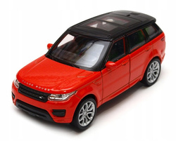 RANGE ROVER SPORT CZERWONY METALOWY MODEL SAMOCHODZIK KOLEKCJONERSKI WELLY