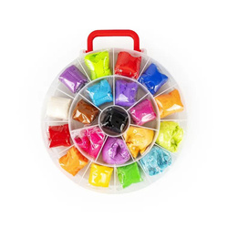 MASA PLASTYCZNA PACHNĄCA PIASEK KINETYCZNY W WALIZCE ROZCIĄGA SIĘ SCENTOS