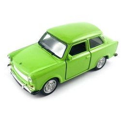 TRABANT 601 METALOWY SAMOCHODZIK MODEL Z EPOKI PRL WELLY 1:34 ZIELONY