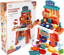 DUŻA KUCHNIA NA BATERIE PIEKARNIK ŚWIATŁO DŹWIĘK