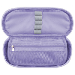 PIÓRNIK SZKOLNY SASZETKA USZTYWNIANA TUBA BACKUP SZACHOWNICA FIOLET PB7A94F