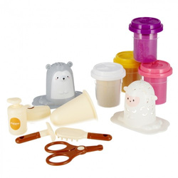 CIASTOLINA MASA PLASTYCZNA FRYZJER AKCESORIA POBUDZA KREATYWNOŚĆ WYOBRAŹNIĘ