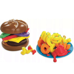 PLAY-DOH CIASTOLINA BURGER Z FRYTKAMI KUCHNIA 224g MASA PLASTYCZNA HASBRO