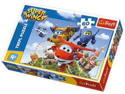 PUZZLE SUPER WINGS LOT DOOKOŁA ŚWIATA 60 EL TREFL