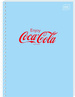 KOŁOZESZYT NOTES A6 80 KARTEK W KRATKĘ NA SPIRALI COCA COLA INTERDRUK
