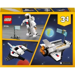 LEGO CREATOR 3w1 STATEK PROM KOSMICZNY ASTRONAUTA KOSMOS 144 EL. 31134