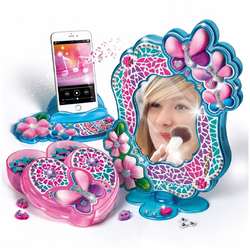 CLEMENTONI ZESTAW KREATYWNY STUDIO DEKORACJI LUSTRO PODSTAWKA NA TELEFON