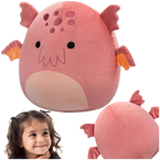 SQUISHMALLOWS MIĘKKA MASKOTKA PLUSZAK PRZYTULANKA SMOK LEANDRO 30 cm