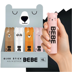 KLEJ W SZTYFCIE SZKOLNY ZWIERZAKI USZAKI 15g BB FRIENDS INTERDRUK - 16 szt.