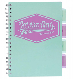 KOŁOZESZYT KOŁONOTATNIK B5 PUKKA PAD PASTEL 100K