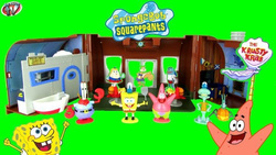 DOMEK WALIZKA BAR KRUSTY KRAB PAN GĄBKA SPONGEBOB