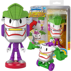 HEAD SHIFTERS JOKER MOBILNY POJAZD Z FIGURKĄ DC SUPER FRIENDS FISHER PRICE