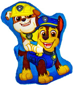 PSI PATROL PODUSZECZKA PLUSZAK MASKOTKA MIŁA W DOTYKU CHASE I RUBBLE 15 cm