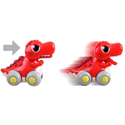 DINOZAUR UCIEKAJĄCY INTERAKTYWNY Z NAPĘDEM RUSZA SZCZĘKĄ E7968B HOLA