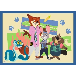 PUZZLE 4w1 ZOOTOPIA PEŁNA PRZYGÓW ZWIERZOGRÓD 2 207 ELEMENTÓW 34677 TREFL