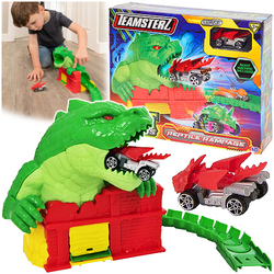 TEAMSTERZ TOR WYŚCIGOWY SZALONY GAD SMOK BEAST MACHINES METALOWE AUTKO