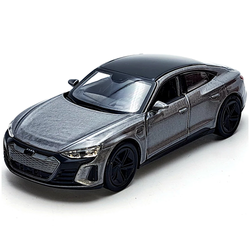 AUDI RS E-TRON GT SZARY METALOWY SAMOCHÓD KOLEKCJONERSKI WELLY