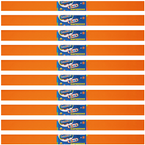 BIBUŁA MARSZCZONA BAMBINO 50x200cm OZDOBNA POMARAŃCZOWY 10 sztuk