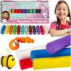 KOCI DOMEK GABI PLASTELINA SZKOLNA OKRĄGŁA 12 INTENSYWNYCH KOLORÓW STARPAK