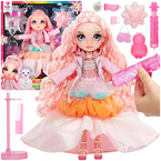 RAINBOW HIGH WINTER WONDERLAND LALKA BELLA PARKER ZIMOWA RÓŻOWA + AKCESORIA