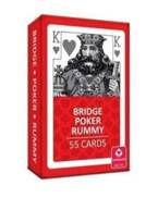 DONDORF KARTY DO GRY 55 KART TALIA DO BRYDŻA CARTAMUNDI POKER CZERWONA