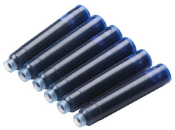 NABOJE DO PIÓRA KEYROAD NIEBIESKIE WKŁADY ATRAMENTOWE 6 sztuk - 5 opak.